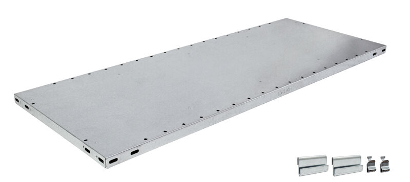 Zusatz-Fachboden B, 1000 x 400, verzinkt, inkl. 2 Aufhängekonsolen + 2 Fachbodenträger