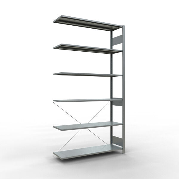 Stecksystem Anbauregal - 2500x1300x400 mm, Typ  150 kg