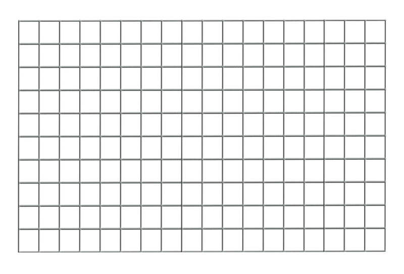 Drahtgitter-Rückwand 500 x 900 mm (H x B), glanzverzinkt