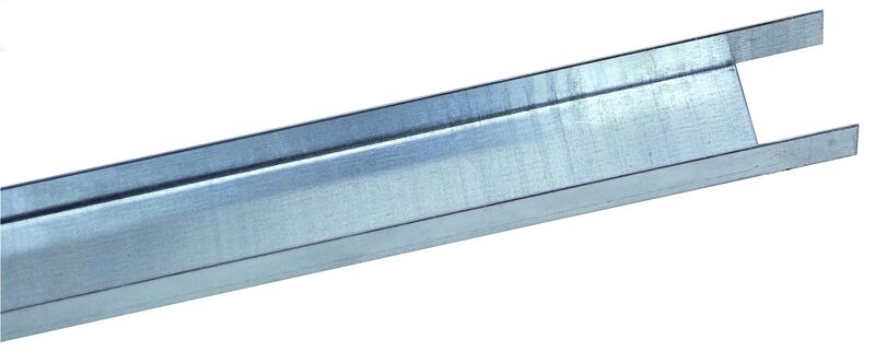 Füll-Leiste 1000 mm für Doppelregale, verzinkt (für Fachbodenträger)