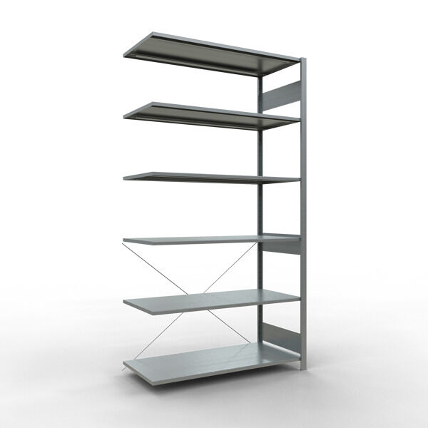 Stecksystem Anbauregal - 2500x1300x600 mm, Typ  150 kg