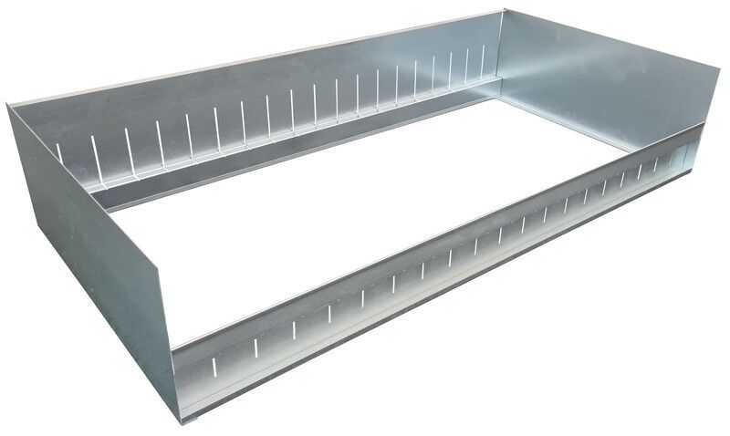 Schüttgutmulde  750x800 mm - verzinkt