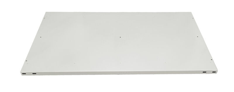 Fachboden MULTIplus150, 1300 x 600, RAL 7035 lichtgrau, gelocht für Mittelanschlag