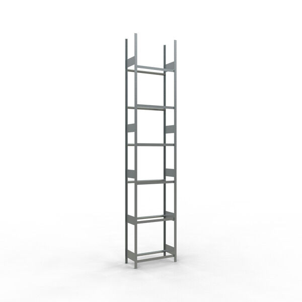 GR, Räder-/Reifenregal, 4500 x 900 x 400 mm, verzinkt, 6 Lagerebenen á 150 kg Fachlast pro Ebene