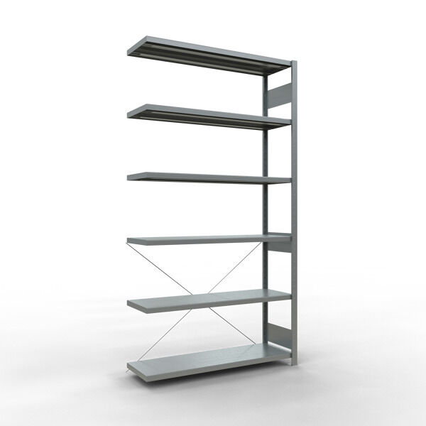 Stecksystem Anbauregal - 2500x1300x400 mm, Typ  250 kg