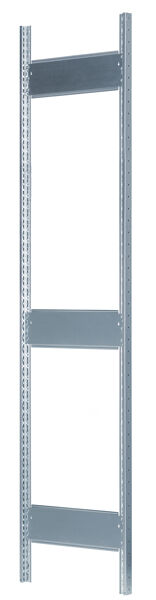MULTIplus T-Profil-Rahmen 2500x500 mm, verzinkt, 3 Tiefenriegel, unmontiert
