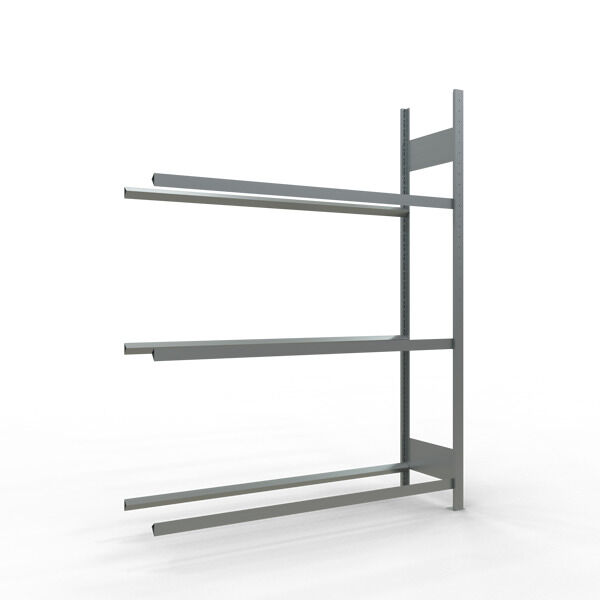 Anbauregal, Räder-/Reifenregal, 2000 x 1500 x 400 mm (HxBxT), verzinkt, 3 Lagerebenen á 150 kg Fachlast pro Ebene