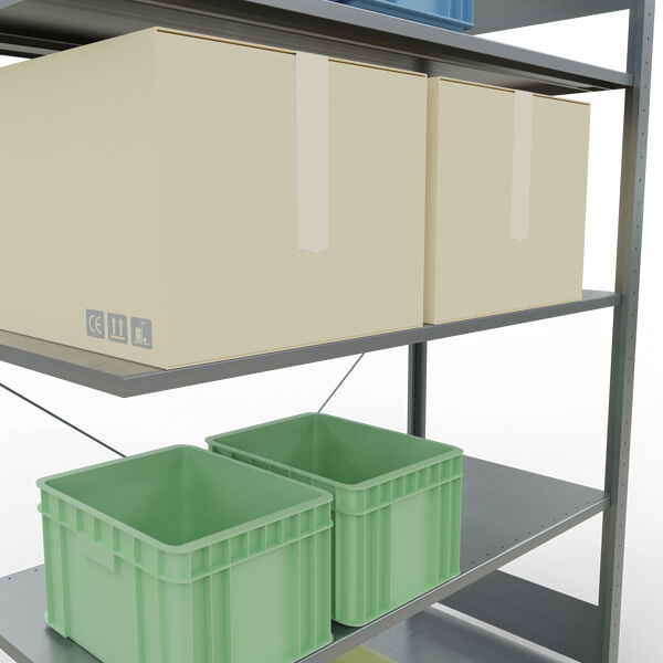 Stecksystem Anbauregal - 2000x1300x600 mm, Typ  150 kg