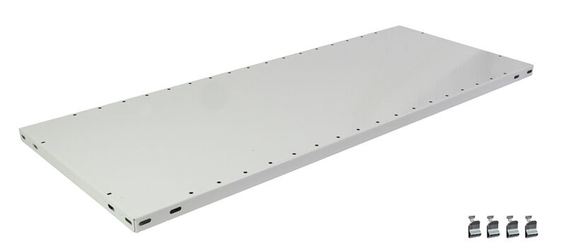 Zusatz-Fachboden MULTIplus150 1000 x 600, RAL 7035 lichtgrau, inkl. 4 Fachbodenträgern