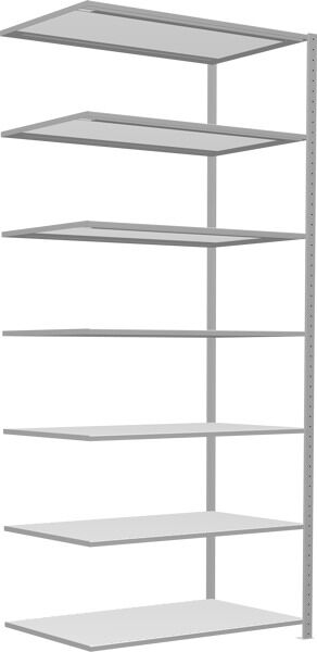 Stecksystem Anbauregal - 3000x1300x800 mm, Typ 250 kg