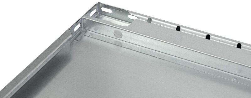 2er-Pack-Zusatz-Fachboden MULTIplus150 1000 x 500, verzinkt, inkl. 8 Fachbodenträgern