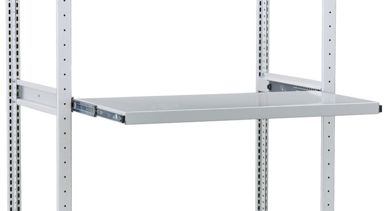 Ausziehboden 1000 x 300 mm, verzinkt, 70 kg Tragkraft