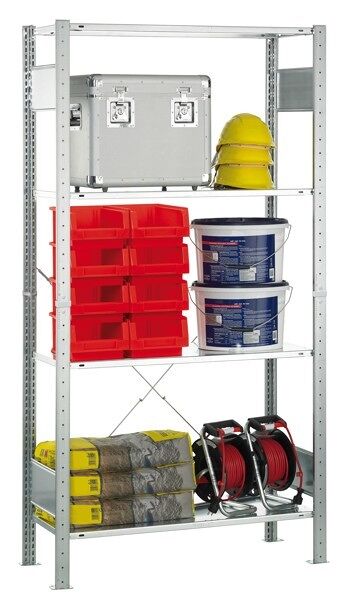 22430 Grundr.1800x1000x300 mm, verzinkt 4 Böden,Multi-Plus Pack im Karton