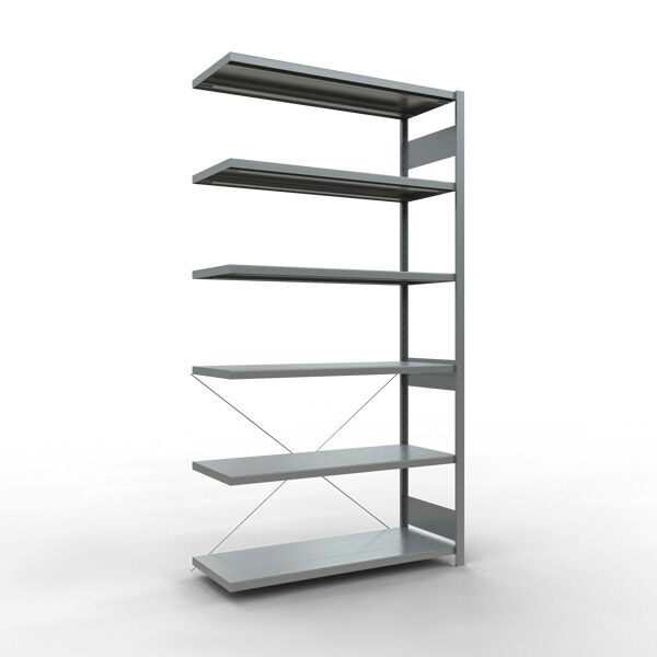 Stecksystem Anbauregal - 2500x1300x500 mm, Typ  250 kg