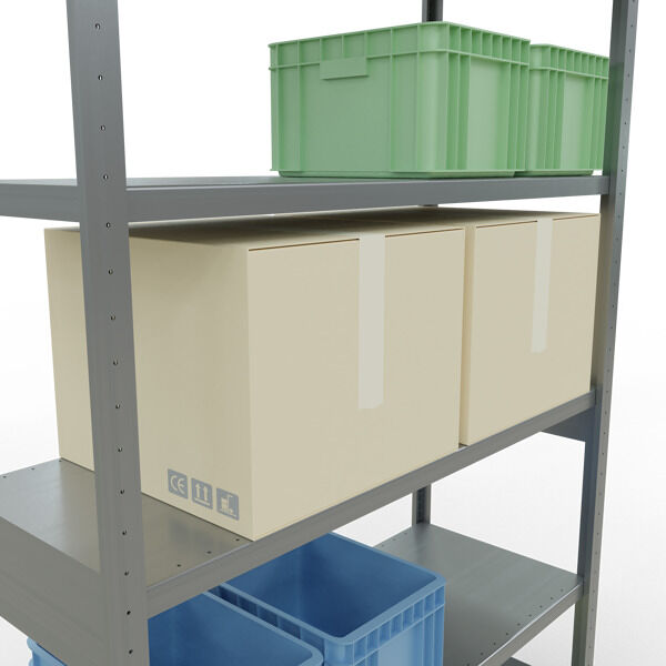 Stecksystem Grundregal - 2500x1300x500 mm, Typ  250 kg