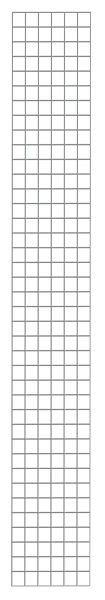 Drahtgitter-Seitenwand 1950 x 300 mm (H x T), glanzverzinkt