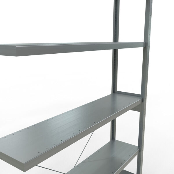 Stecksystem Anbauregal - 2500x1300x300 mm, Typ  250 kg