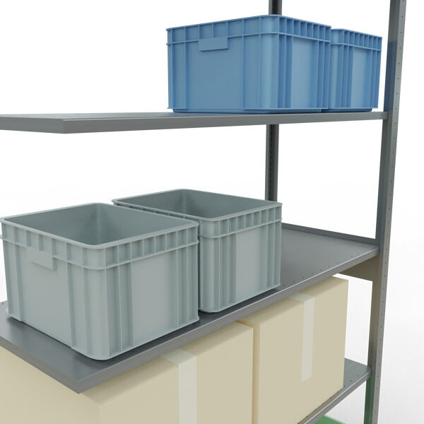 Stecksystem Anbauregal - 2500x1300x500 mm, Typ  150 kg