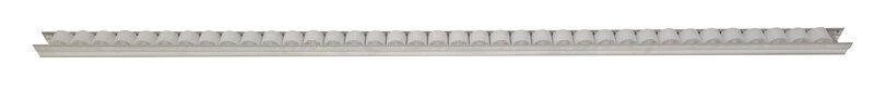 Röllchenleiste für Bereitstellregal 1300 mm, verzinkt