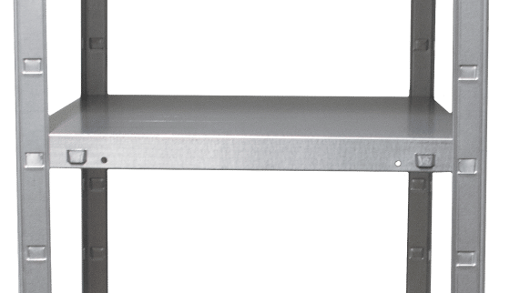 Steckregal 230x60x35 cm (HxBxT), 6 PowerMAX Fachböden, 85 Kg Tragkraft pro Boden, verzinkt
