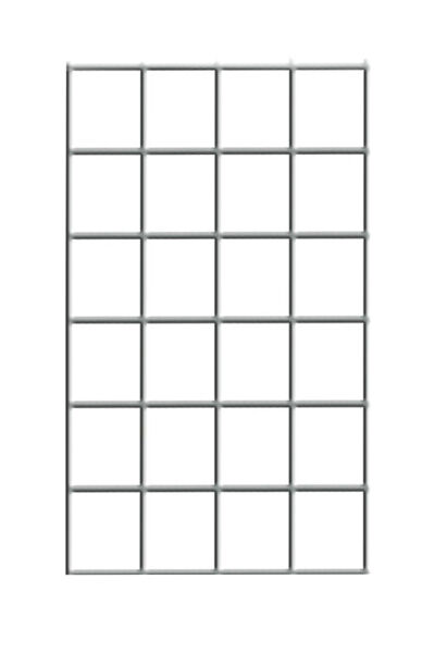 Drahtgitter-Seitenwand 300 x 200 mm (H x T), glanzverzinkt