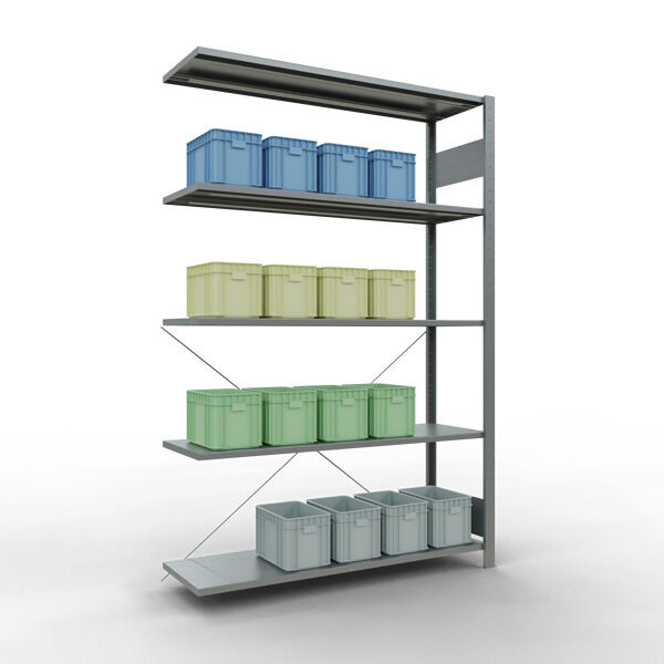 Stecksystem Anbauregal - 2000x1300x400 mm, Typ  150 kg