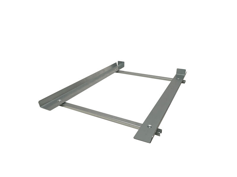 Containerauflagen-Set für Palettenregale, Holmtiefe 50 mm, 1200 x 800 mm (B x T), verzinkt