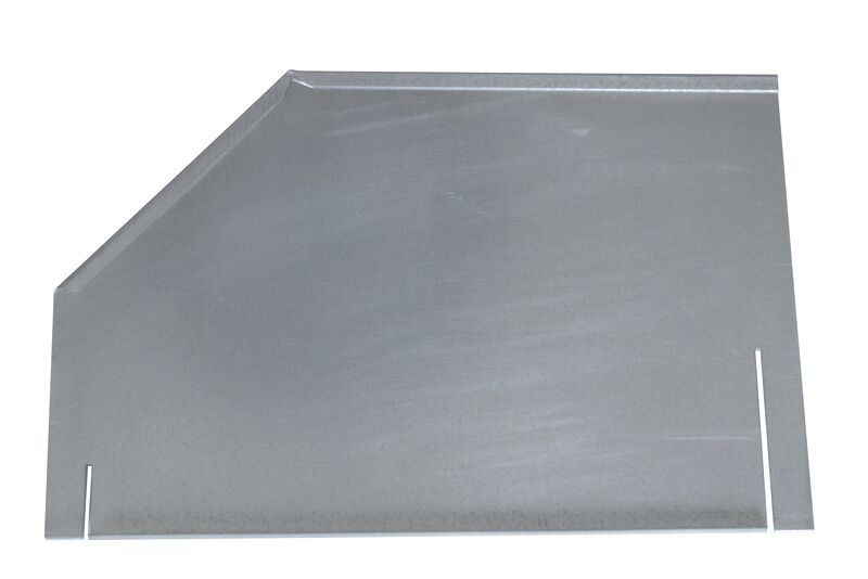 Trennblech für Schüttgutmulde 100/200 x 400 mm (H x T), verzinkt