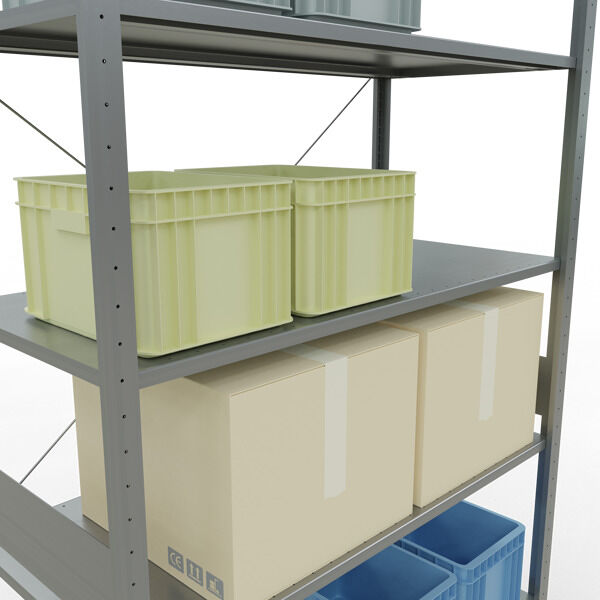 Stecksystem Grundregal - 3000x1300x600 mm, Typ  150 kg
