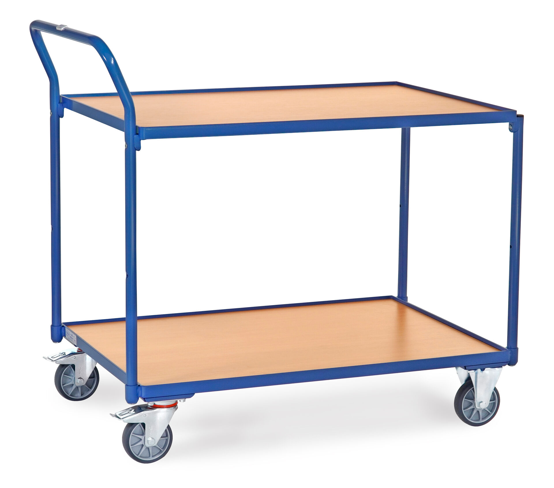 42641 Tischwagen, 1xSchiebegr.,2xLadef. 1136x611 mm u. TPE-Rädern 125 mm