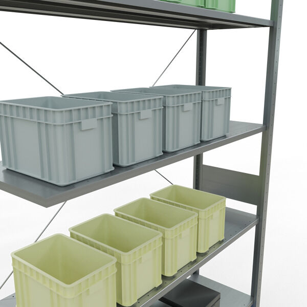 Stecksystem Anbauregal - 3000x1300x400 mm, Typ  150 kg