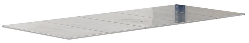Z1-Stahlpaneel-Ebene, 1536 x 469 mm, verzinkt, 6 Paneele