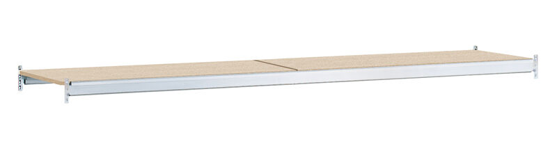 Zusatzebene mit Spanplatten WS 2000, 1500 x 400 mm, verzinkt, Fachlast 400 kg