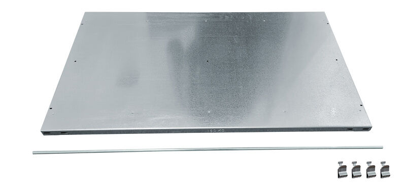 Zusatz-Fachboden MULTIplus150 1300 x 600, verzinkt, inkl. 4 Fachbodenträgern und Mittelanschlag