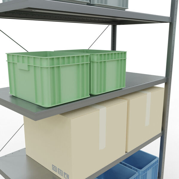 Stecksystem Anbauregal - 3000x1300x600 mm, Typ  250 kg