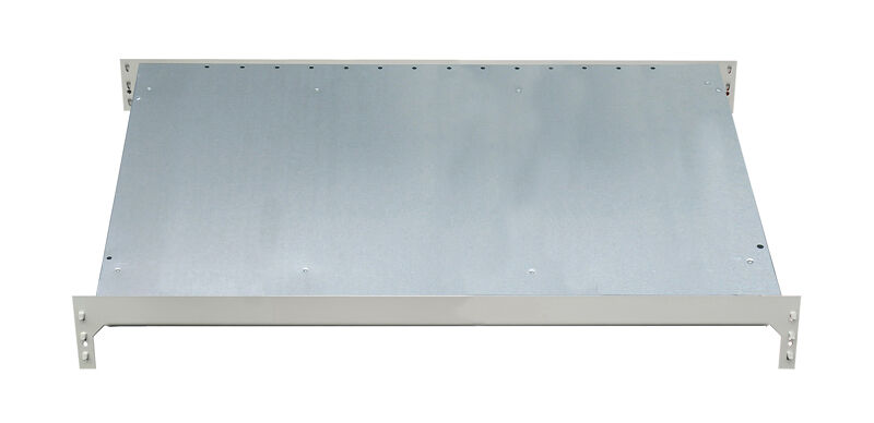Zusatzebene für Schrägbodenregal L MULTIplus150, 1000 x 600, verzinkt/RAL 7035 lichtgrau