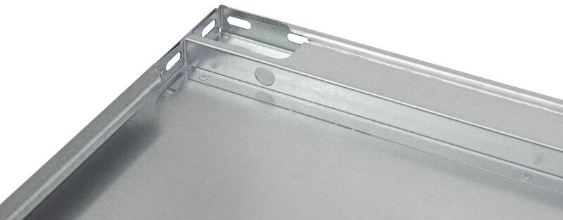 Zusatz-Fachboden MULTIplus85 1300 x 300, verzinkt, inkl. 4 Schrauben + Mutten und Anschlagleiste
