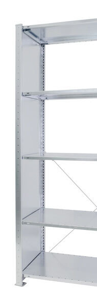 MULTIplus T-Profil-Vollblechrahmen 2000x500 mm, verzinkt, vormontiert