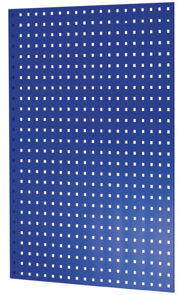 Lochplatten-Seitenblende, 90 x 1000 x 800 mm (H x T), RAL 5010 enzianblau