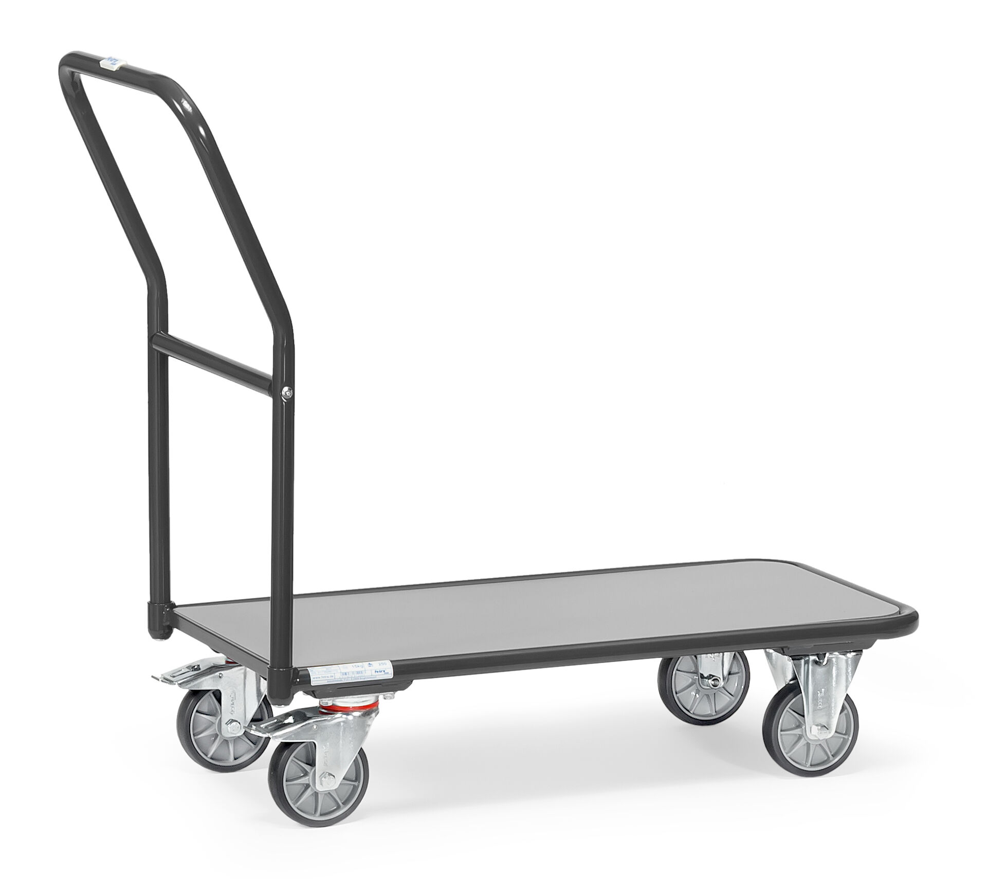 42611 Magazinwagen mit einer Ladefläche 1250x600 mm u. TPE-Rädern 125 mm