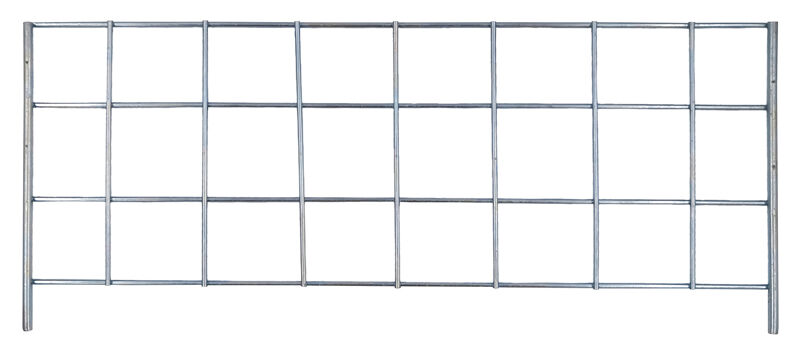 Draht-Steckgitter, 500 x 140 mm (T x H), glanzverzinkt für MULTIplus150-Fachböden