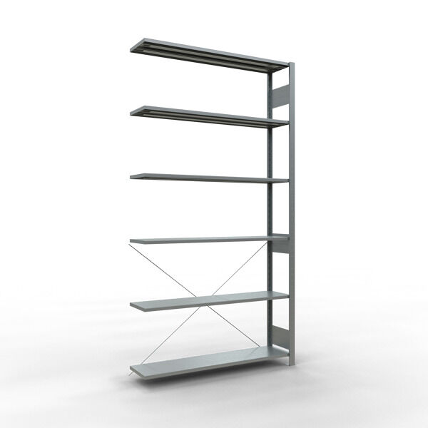 Stecksystem Anbauregal - 2500x1300x300 mm, Typ  150 kg