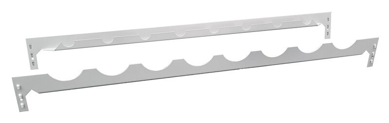 Zusatzebene für Weinregal 1000 x 250, silber, für 8 Flaschen