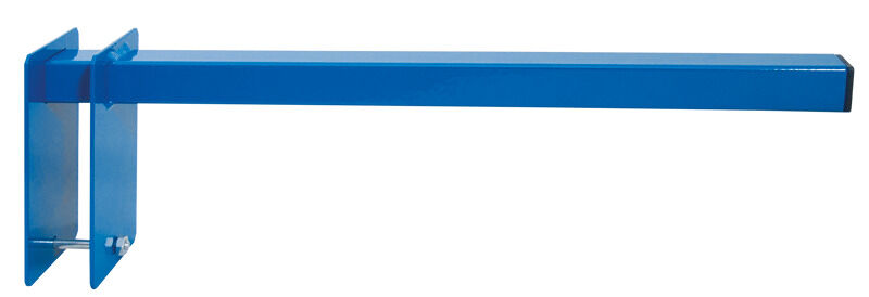 Trennarm für Profillager-Regal, T = 750 mm, blau