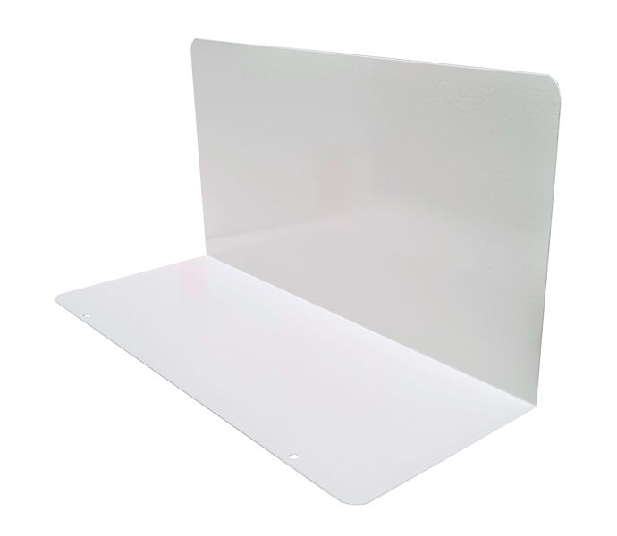Buchstütze, 300 x 200 mm (T x H), RAL 7035 lichtgrau