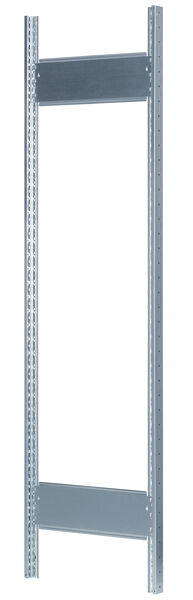 MULTIplus T-Profil-Rahmen 2000x400 mm, verzinkt, 2 Tiefenriegel, vormontiert