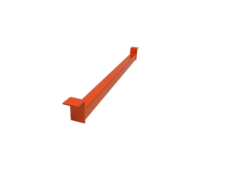 Tiefenauflage für Spanplatte 38 mm, versenkt, für Holmtiefe 50 mm, 1100 mm, RAL 2004