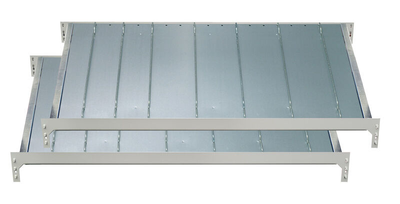 Zusatzebene 1300x2x500 mm,Typ 150 - mit 14 Trenn-u.4 Seitenführungen