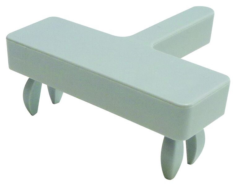 Abdeckkappe für MULTIplus-T-Profile, RAL 7035 lichtgrau