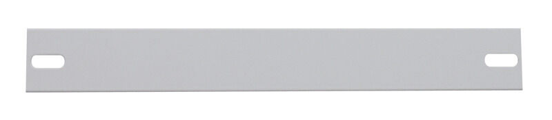 Stirndwandabgrenzung, 39 x 500 mm (H x T), RAL 7035 lichtgrau
